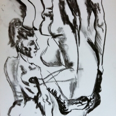 20 Minute pose life drawing